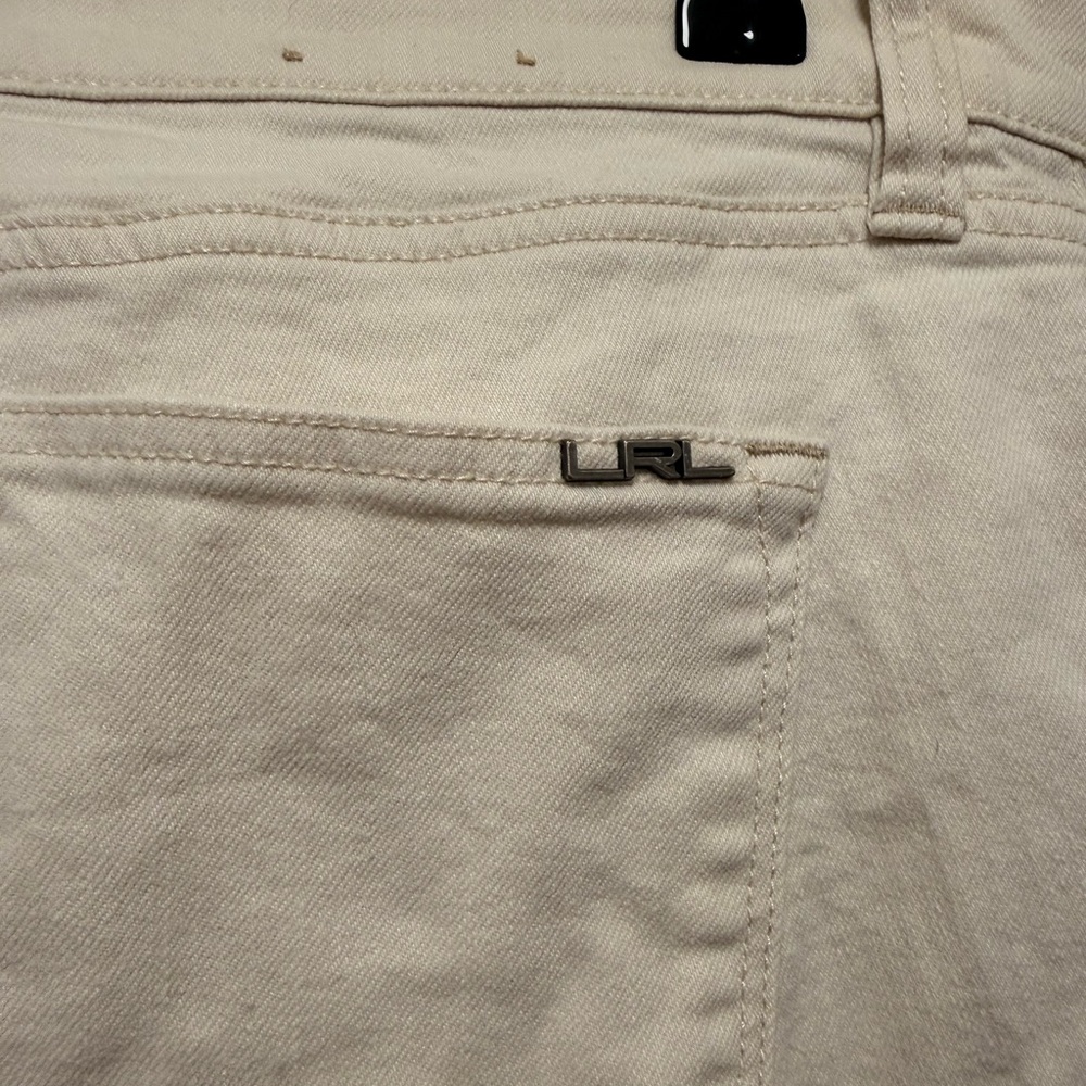 Ralph Lauren Women's Straight Leg Cream Jeans - Picture 4 of 4